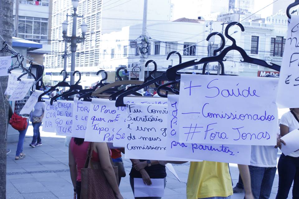 Ato contra a farra dos comissionados de Jonas Donizette (PSB) -18/07/2015